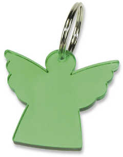 Schlüsselanhänger "Engel" - grün