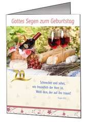 Faltkarten Geburtstag, 5 Stück Faltkarten Geburtstag, 5 Stück