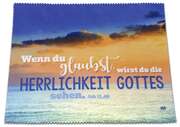 Brillenputztuch "Wenn du glaubst... Joh 11,40" Brillenputztuch "Wenn du glaubst... Joh 11,40"