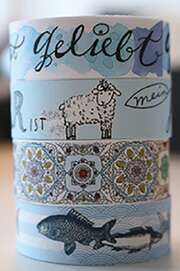 Anna-Katharina Stahl - Washi Tapes - Design blau Washi Tapes - Design blau