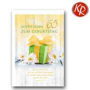 Faltkarte - Zum 65. Geburtstag Faltkarte - Zum 65. Geburtstag