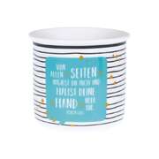 Tasse mit Metall-Geschenkdose "Streifen" - Set Tasse mit Metall-Geschenkdose "Streifen" - Set