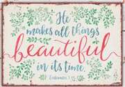 Metallschild klein - All things beautiful Metallschild klein - All things beautiful
