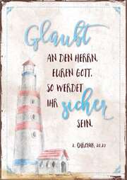 Postkartenserie "Leuchtturm - Glaubt" - 12 Stück Postkartenserie "Leuchtturm - Glaubt" - 12 Stück