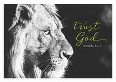 Postkarte - Trust God