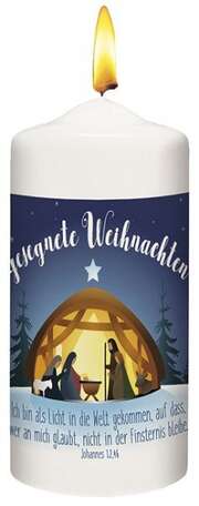 Fotokerze "Weihnachts-Licht" Fotokerze "Weihnachts-Licht"