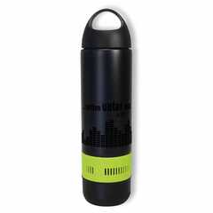 Thermosflasche mit Bluetooth Lautsprecher - grün