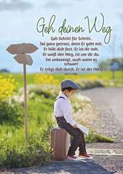 Ruth Heil - Postkarten: Geh deinen Weg, 4 Stück Postkarten: Geh deinen Weg, 4 Stück