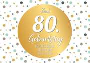 Faltkarte "80 Goldener Punkt GF" Faltkarte "80 Goldener Punkt GF"