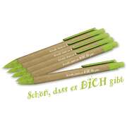 Kugelschreiber "Schön, dass es dich gibt" grün (5er Beutel) Kugelschreiber "Schön, dass es dich gibt" grün (5er Beutel)