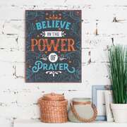 Metallschild groß - Power of prayer Metallschild groß - Power of prayer