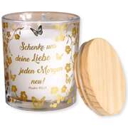 Duftkerze "Schenke uns deine Liebe" (Gold-Edition) Duftkerze "Schenke uns deine Liebe" (Gold-Edition)