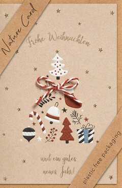 Faltkarte "Frohe Weihnachten"/Christmas Items