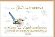 Faltkarte "Alles Gute zum Geburtstag" Vogel Faltkarte "Alles Gute zum Geburtstag" Vogel