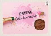 Schokokarte - Herzlichen Glückwunsch Schokokarte - Herzlichen Glückwunsch