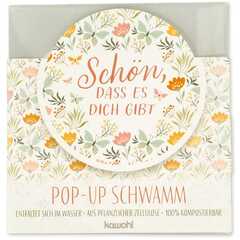 Pop-up Schwamm: Schön, dass es dich gibt Pop-up Schwamm: Schön, dass es dich gibt