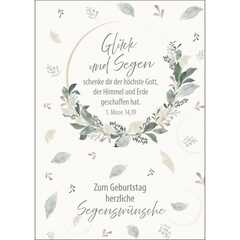 Postkarten: Glück und Segen, 4 Stück Postkarten: Glück und Segen, 4 Stück