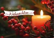 Faltkarte - Gesegnete Weihnachten Faltkarte - Gesegnete Weihnachten