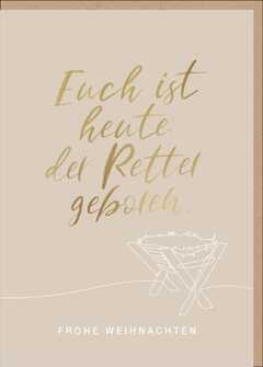 Faltkarte "Euch ist heute der Retter geboren"