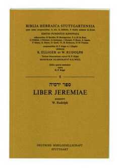 Biblia Hebraica Liber Jeremiae