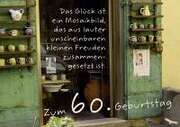 R. Engeln - Zum 60. Geburtstag - Faltkarte Zum 60. Geburtstag - Faltkarte
