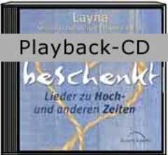 Playback-CD: beschenkt (Playback ohne Backings)