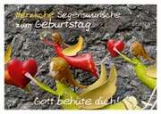 Herzliche Segenswünsche zum Geburtstag - Postkarte Herzliche Segenswünsche zum Geburtstag - Postkarte