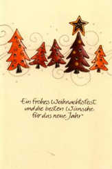 Faltkarten Weihnachten - 5 Stück Faltkarten Weihnachten - 5 Stück