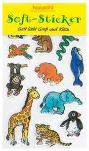 Soft-Sticker: Zootiere