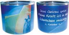 Leuchtglas Jesus Christus spricht - 6cm Leuchtglas Jesus Christus spricht - 6cm
