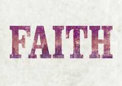 Postkarten "Faith" - 5er Set