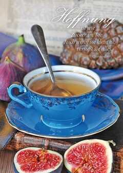 Postkarten: Hoffnung ist wie Zucker im Tee, 12 Stück