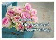 Herzlichen Glückwunsch zum Geburtstag - Postkarte Herzlichen Glückwunsch zum Geburtstag - Postkarte