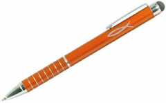 Kugelschreiber mit Touchpen - orange
