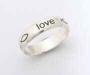 Fingerring "True love waits..." - 16 mm Fingerring "True love waits..." - 16 mm