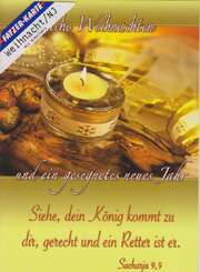 Faltkarten Weihnachten/Neujahr - 5 Stück Faltkarten Weihnachten/Neujahr - 5 Stück