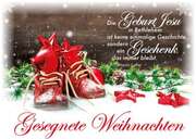 Grußkarte - Gesegnete Weihnachten Grußkarte - Gesegnete Weihnachten