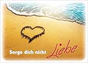 Postkarten: Sorge dich nicht, 4 Stück Postkarten: Sorge dich nicht, 4 Stück