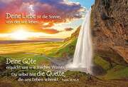 Faltkarte: Deine Liebe ist die Sonne, von der wir leben - Geburtstag Faltkarte: Deine Liebe ist die Sonne, von der wir leben - Geburtstag