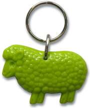 Schlüsselanhänger Schaf - grün