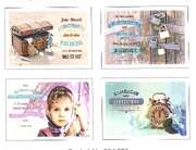Postkartenserie Vintage, 12 Stück Postkartenserie Vintage, 12 Stück