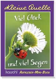 Aufkleber-Mini-Buch "Viel Glück und viel Segen" Aufkleber-Mini-Buch "Viel Glück und viel Segen"