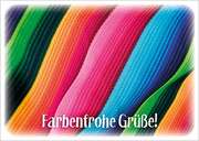 Postkarten: Farbenfrohe Grüße, 4 Stück Postkarten: Farbenfrohe Grüße, 4 Stück