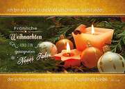 Postkarten Weihnachten/Neujahr Kerzen, 6 Stück Postkarten Weihnachten/Neujahr Kerzen, 6 Stück